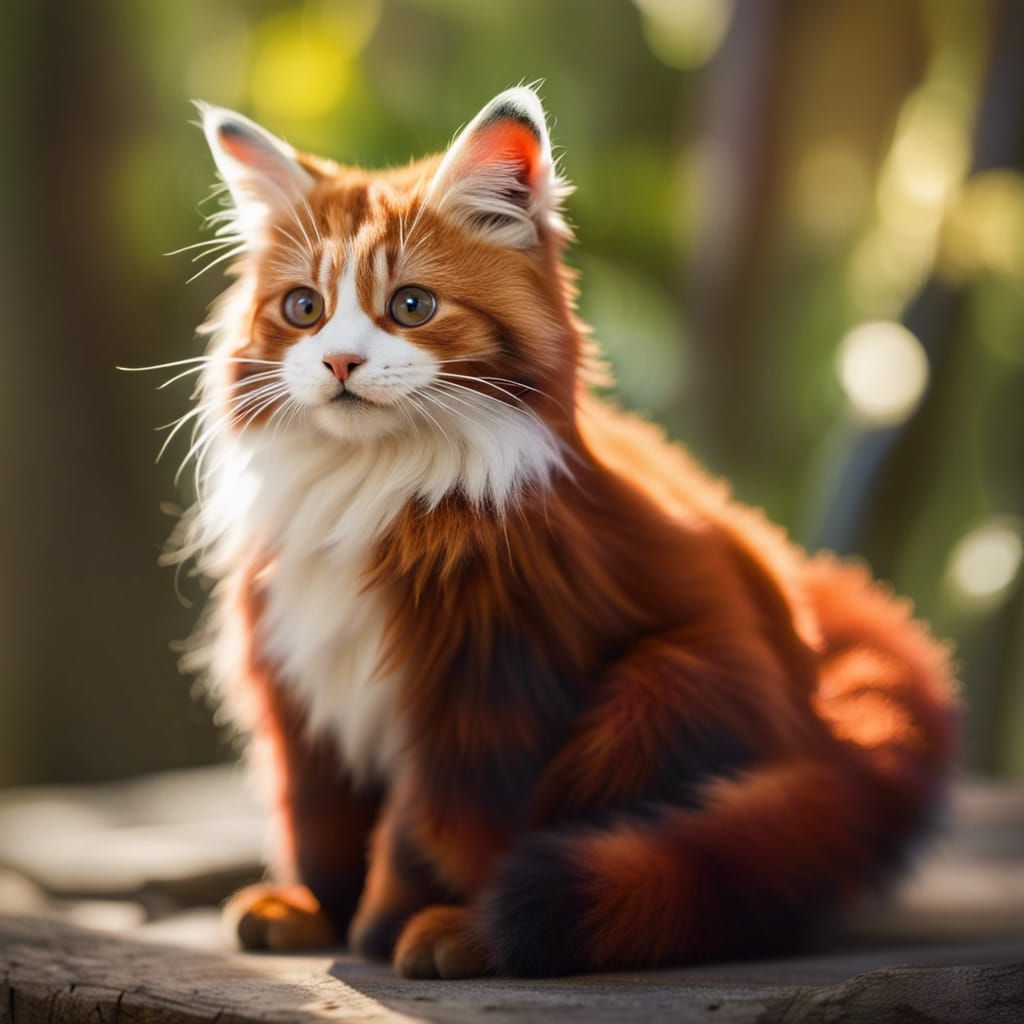 Cat and Red Panda Hybrid: A New Adorable Species