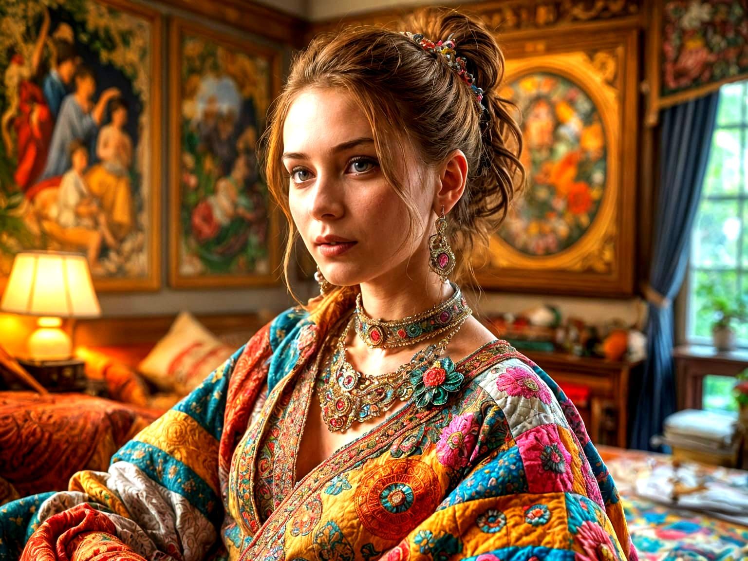 Hyper-Realistic Patchwork Quilt Masterpiece