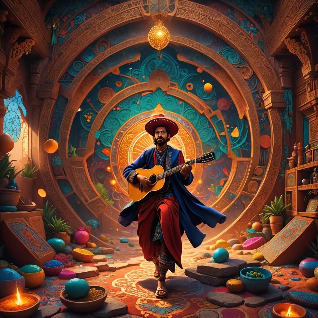 Liberation: A Burst of Bliss in Vibrant Colors