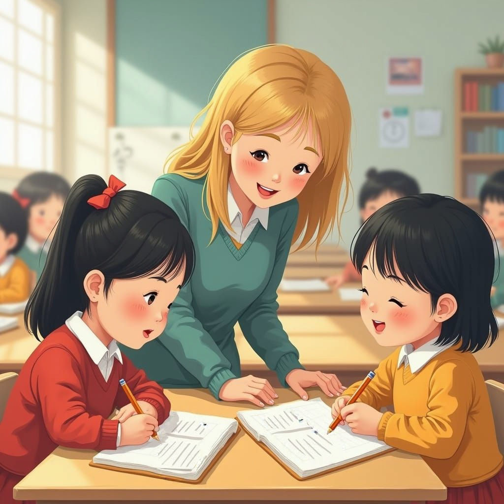 English Language Learners in Korean Kindergarten Class