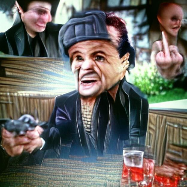 Photorealistic Portrait of Joe Pesci