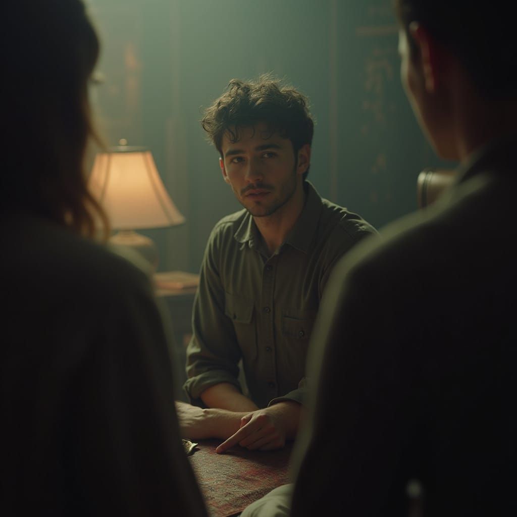 Epic Cinematic Film Still in Gritty, Grand Style