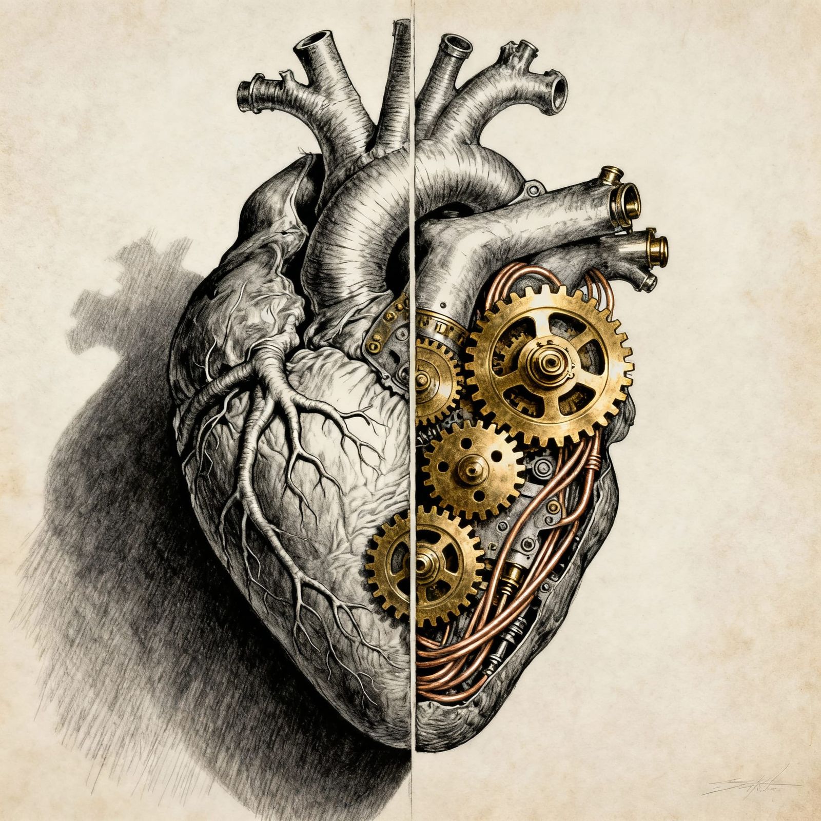 Mechanical Heart: Fusion of Biology and Technology