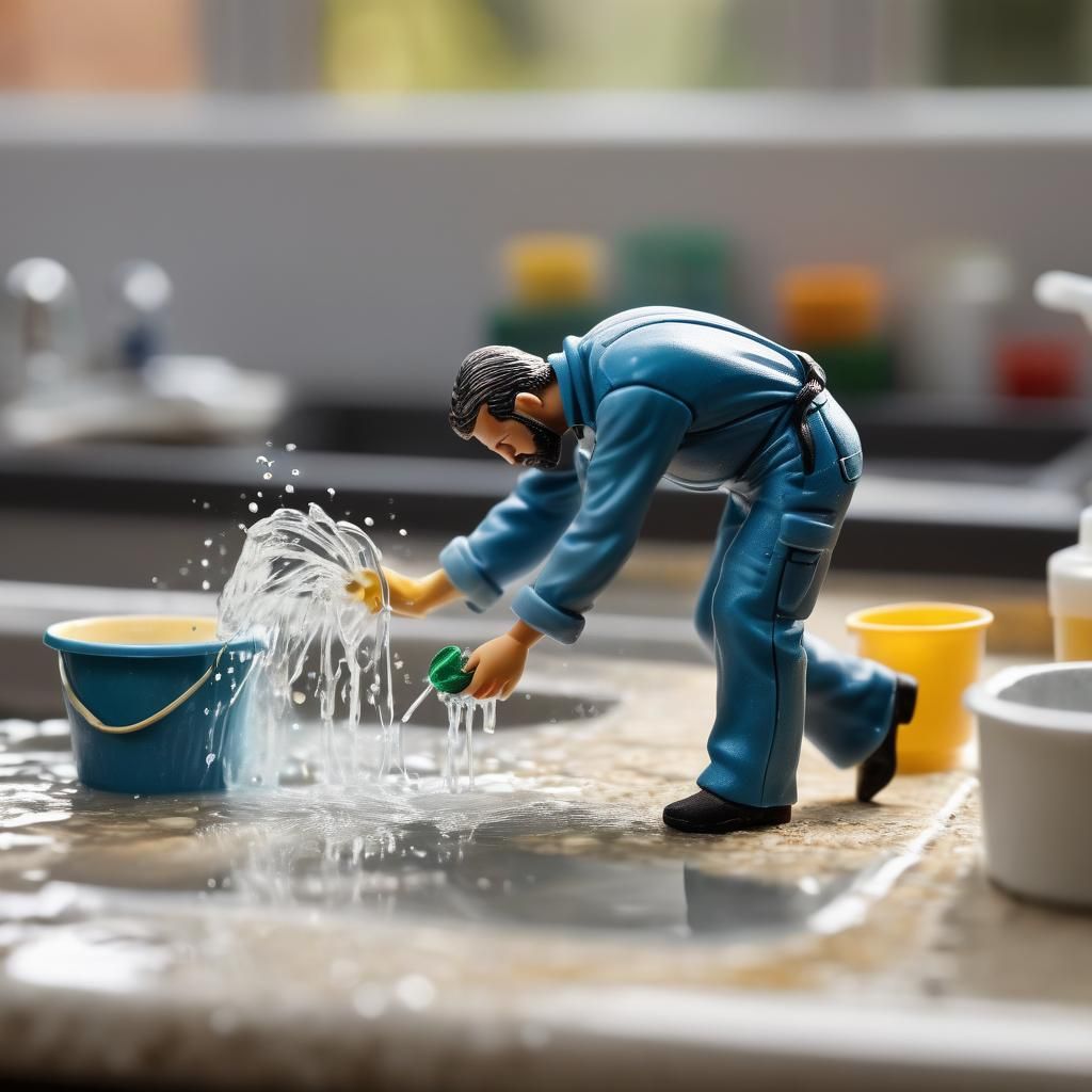 Action Figure Toy Washing Up: Professional Photography