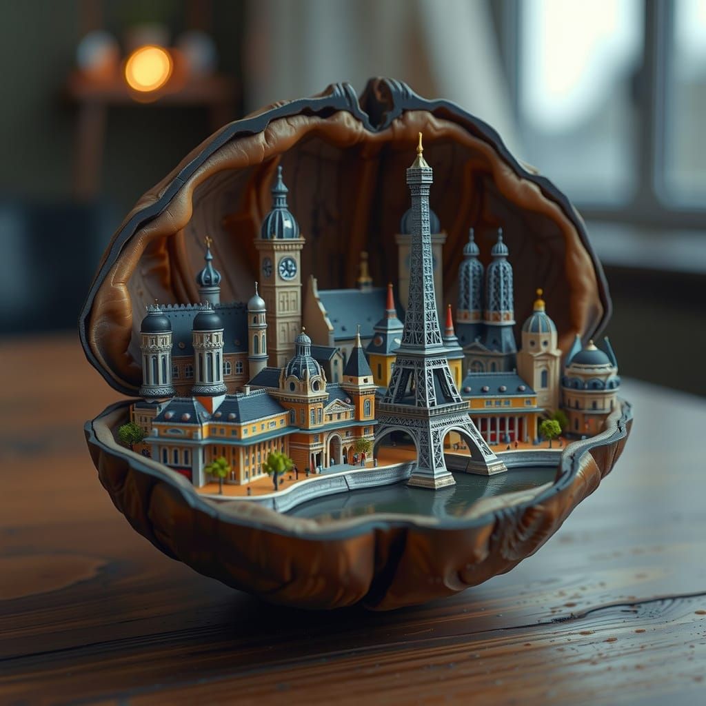 Paris in a Walnut Shell: Digital Miniature