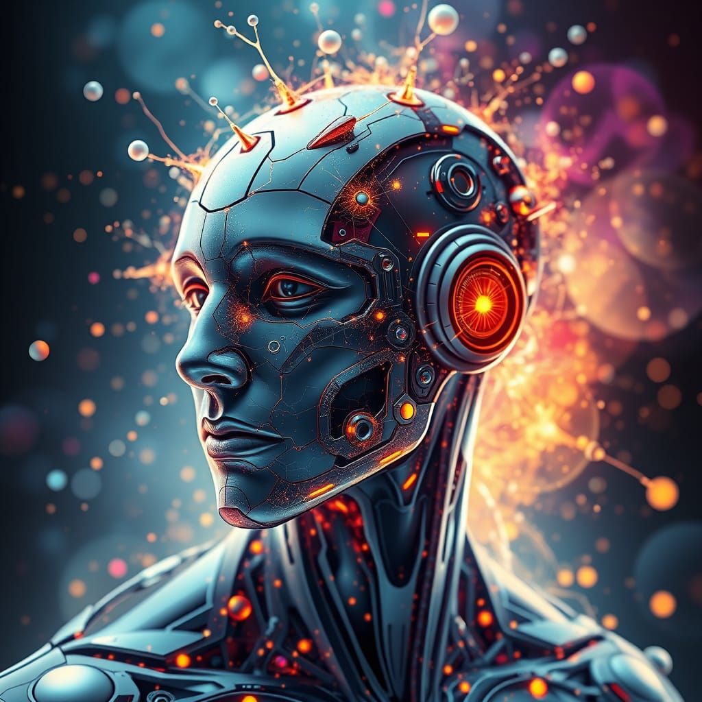 Cyberpunk AI Visionary Unveils its Creator