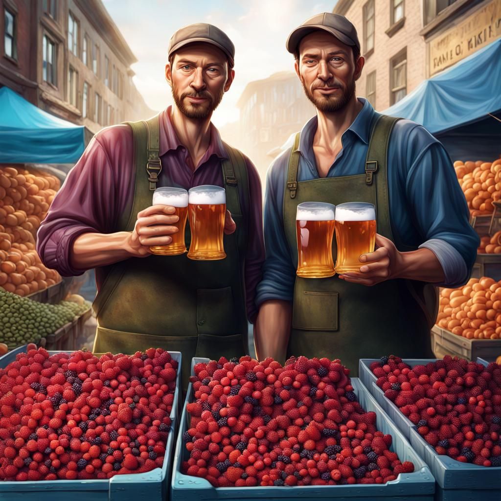 Twins Comical Fake Beer Glasses