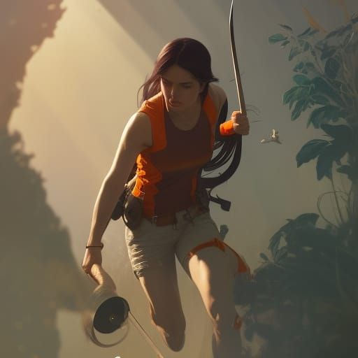 Kate Bishop and Tommy Shepherd: Hyperdetailed Concept Art