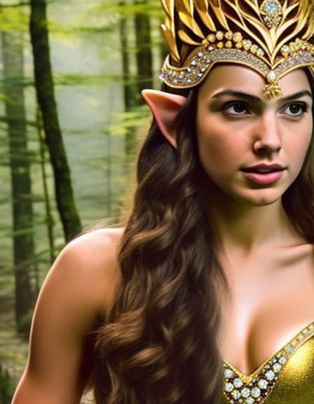 Beautiful Elf Queen - Gal Gadot
