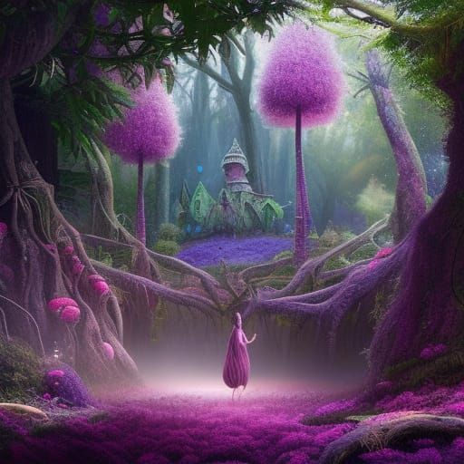 Magical Forest Festival in Sparkling Colors