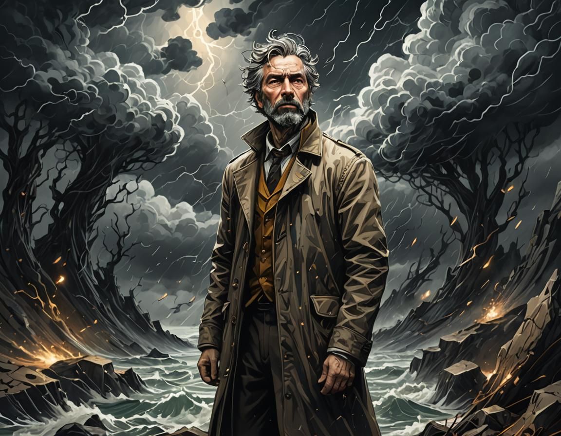 Vibrant Whimsical Landscape in Warm Golden Lighting