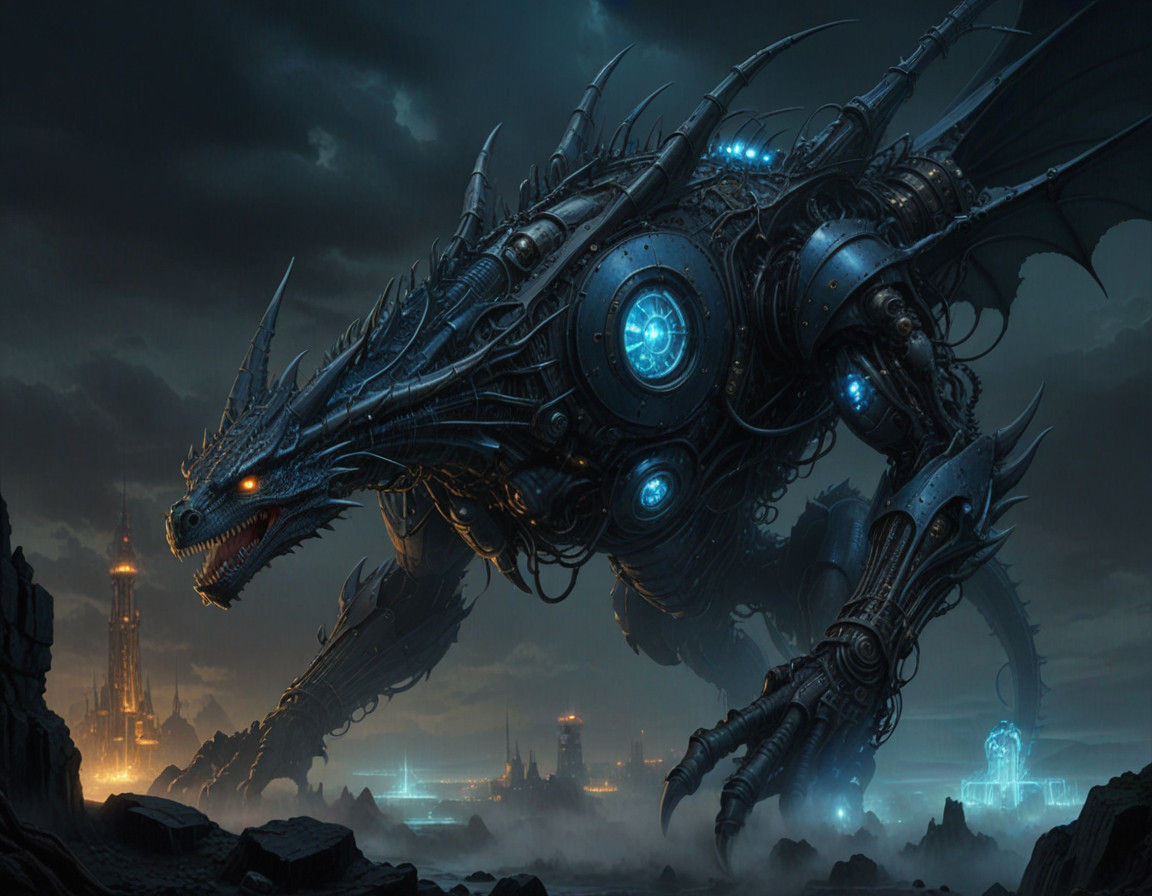 Cyberpunk Frankenstein's Monster in Ethereal Hyper-Detailed...