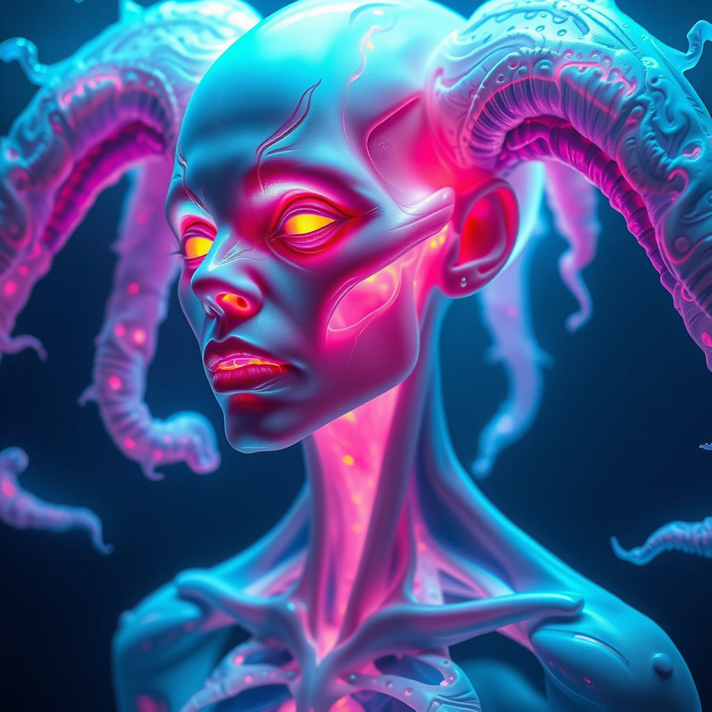 Cenobite: Florescent Organs Through Translucent Skin