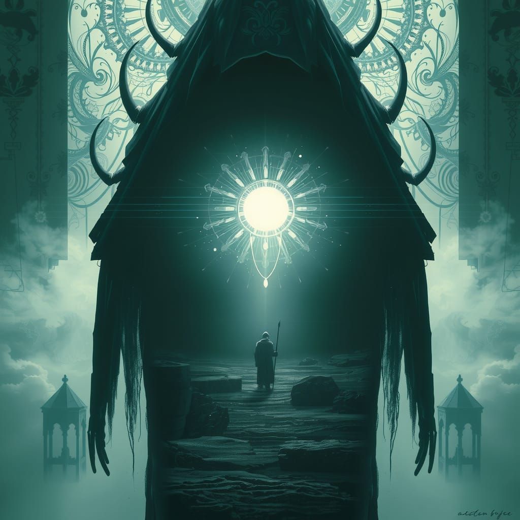 Eternal Figure Witnesses a New Beginning in Surreal Style