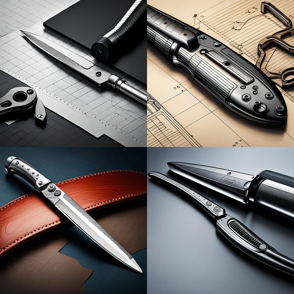 Blueprint schematic of a KNIFE