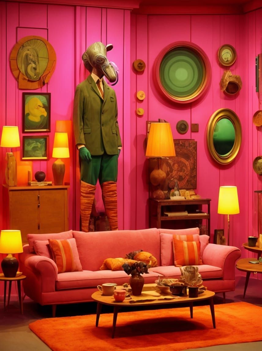 Alien living room, late 70s last century 👽