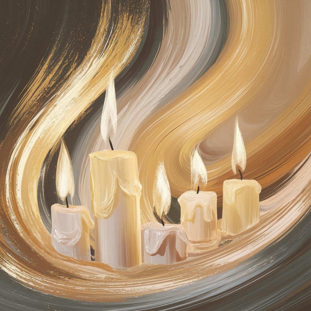 Golden Light Vision in Soft Painterly Style