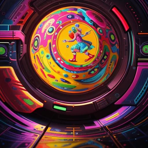 I Have No Mouth: Candy Art Sci-Fi Scene