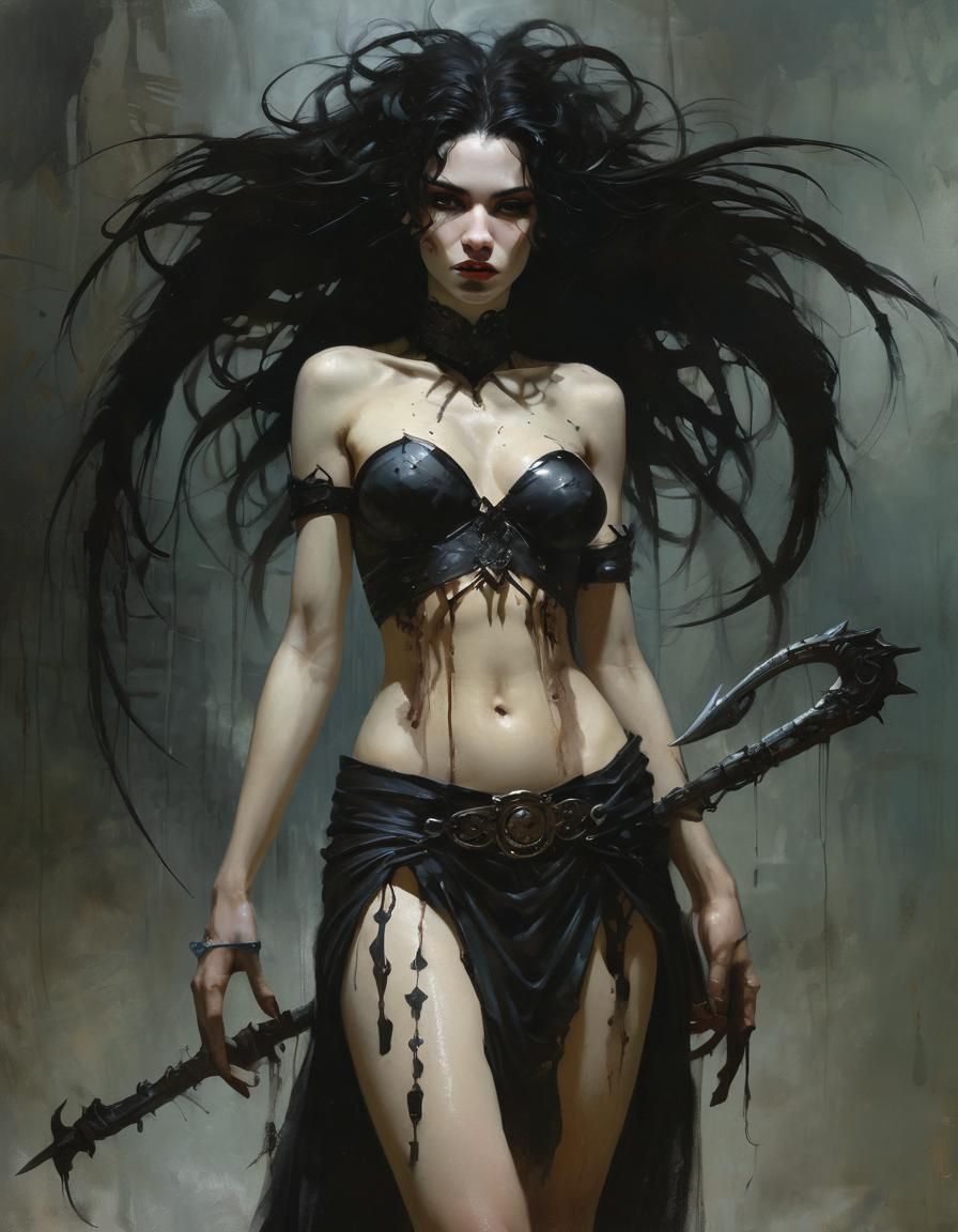 IMAX/"Inner woman's beast."Gerald Brom/"calm women mad beastly made by others." Rebecca Sugar/ 
gothic art,lyrical abstr...