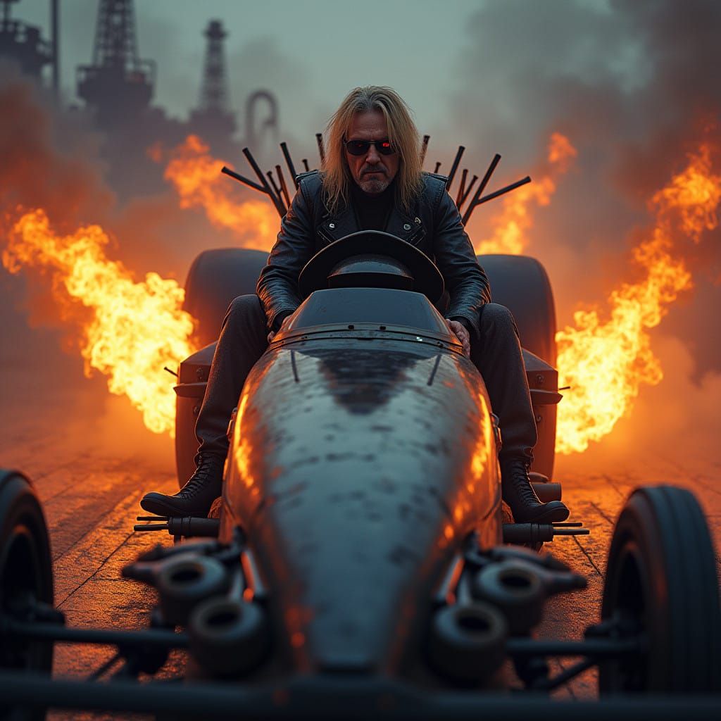 Dark Cyberpunk Future Meets High-Octane Power