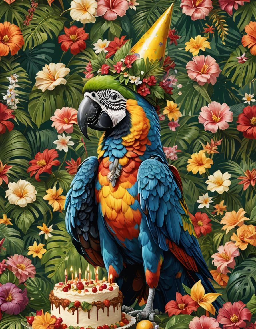 Macaw  birthday