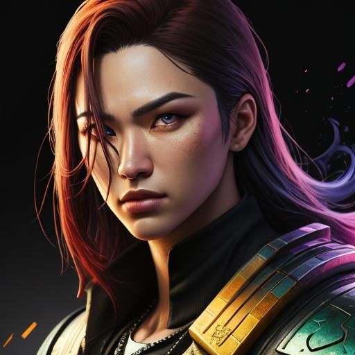 Hyperrealistic Lucky Strike Force Leader Portrait