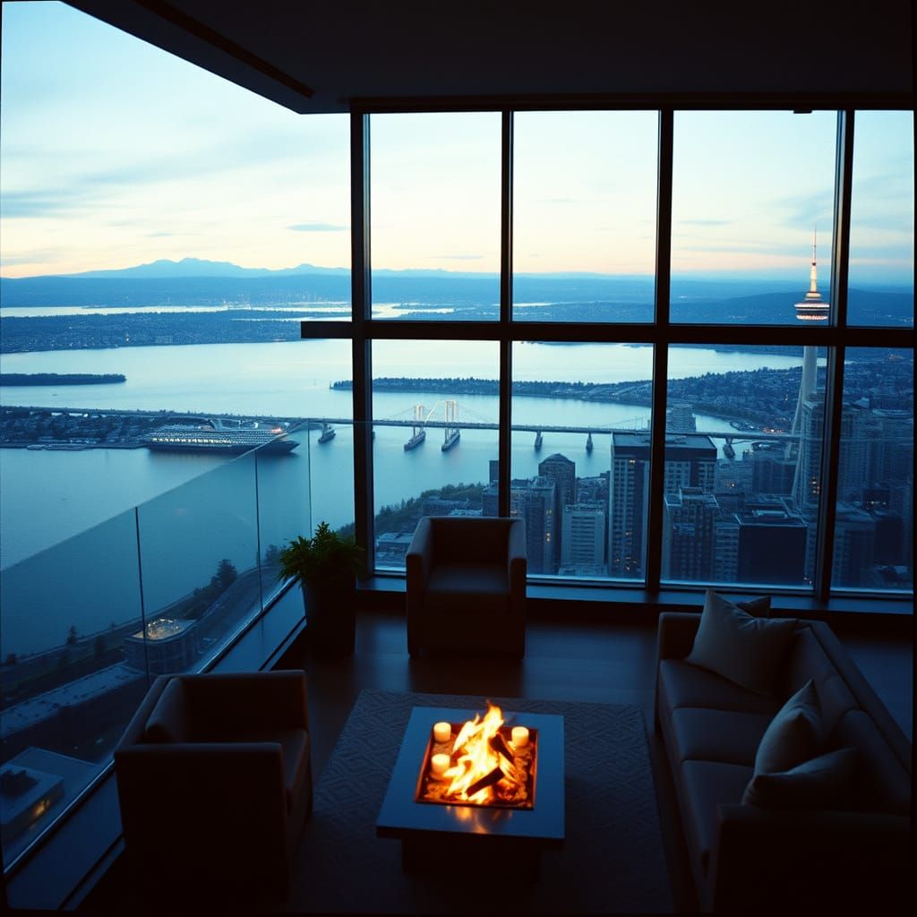Epic Seattle Penthouse Panorama