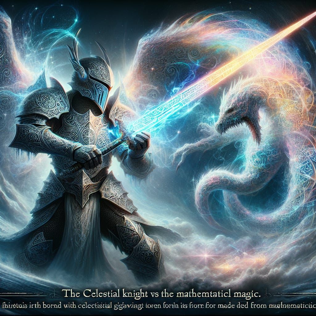 Celestial Knight vs Mathematical Dragon Clash