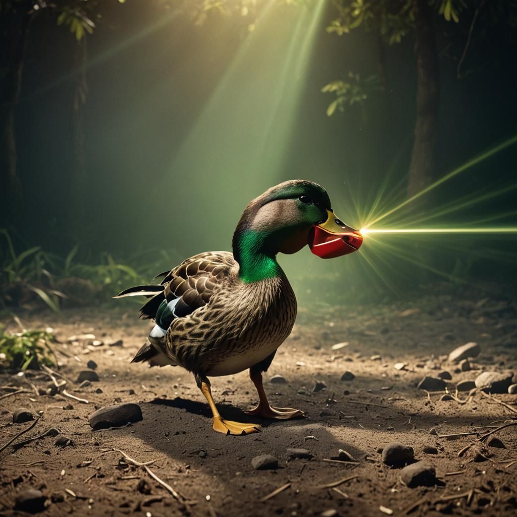 Duck vs. Laser Kiwi: Cinematic Showdown