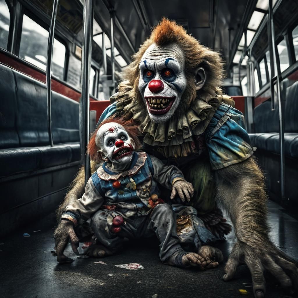 Chilling Urban Scene of Mother Abandoning Toddler to Zombie....