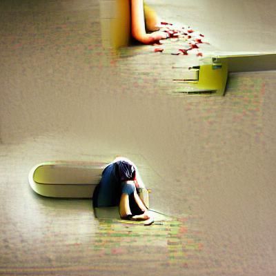 AI Image: Adolescent Depression Awareness
