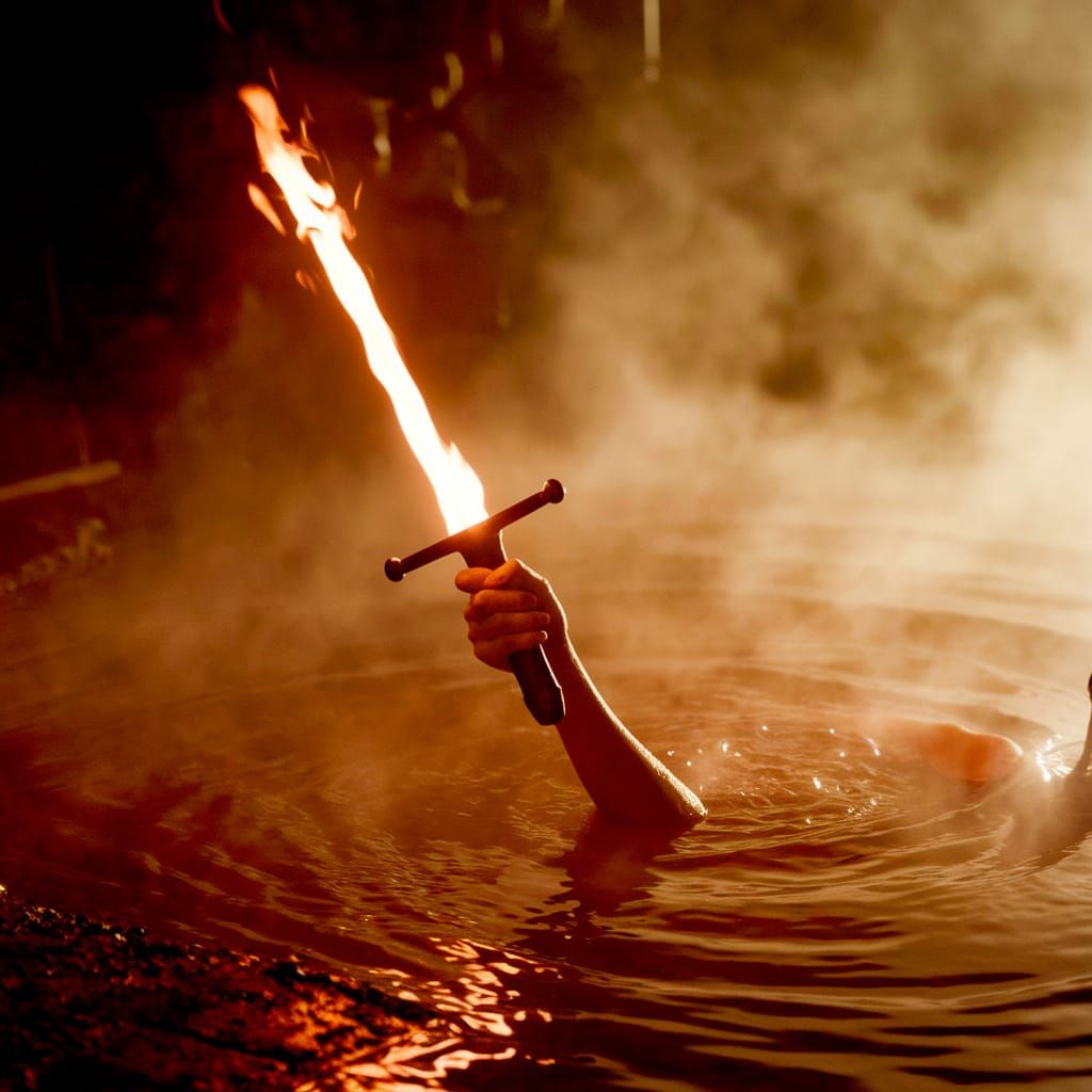 Lady of the Muddy Hot Spring in Epic Film Style