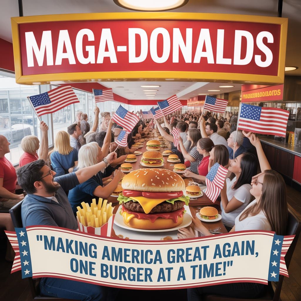 Maga-Donalds: A Humorous American Fast Food Parody