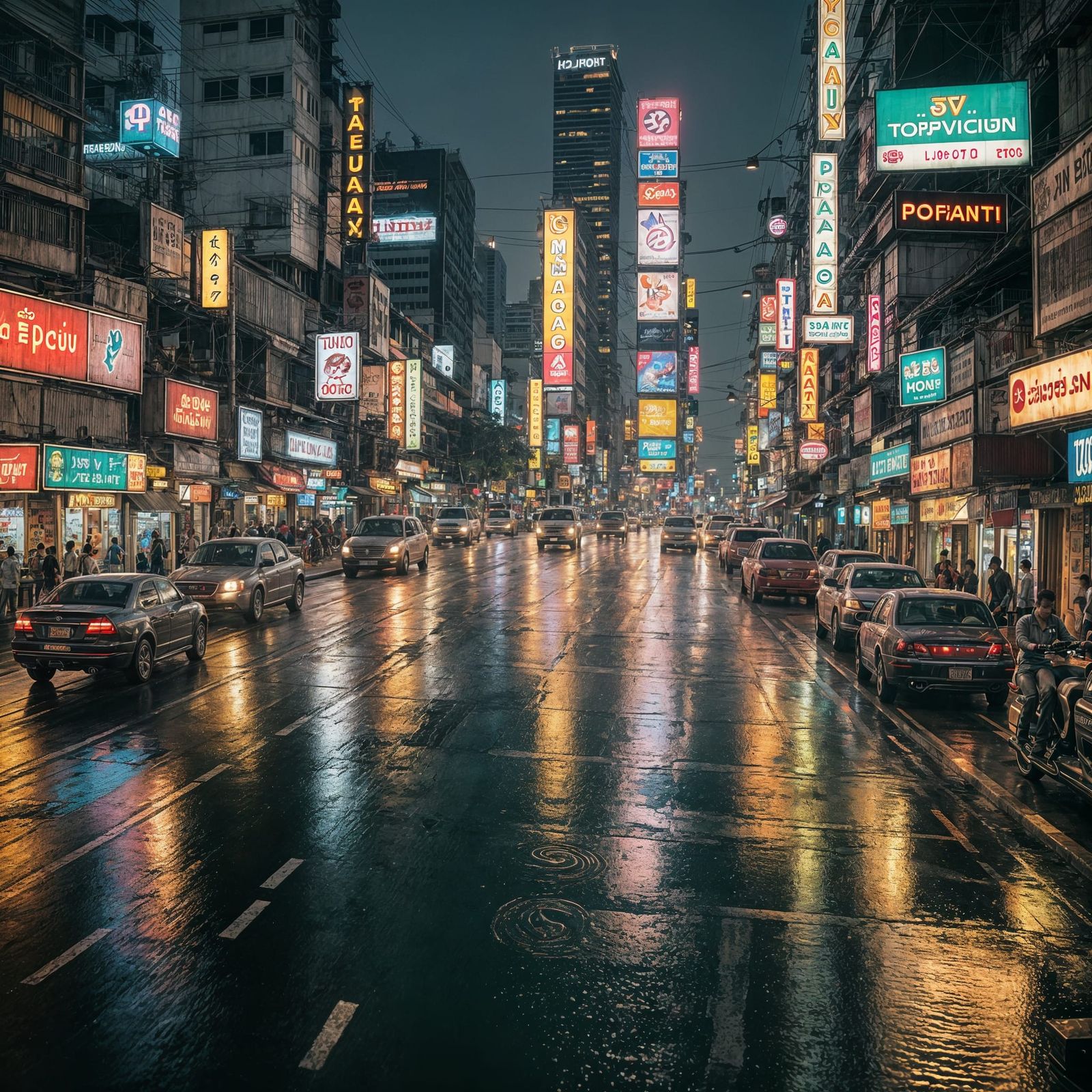 Bangkok Cinematic Film Still