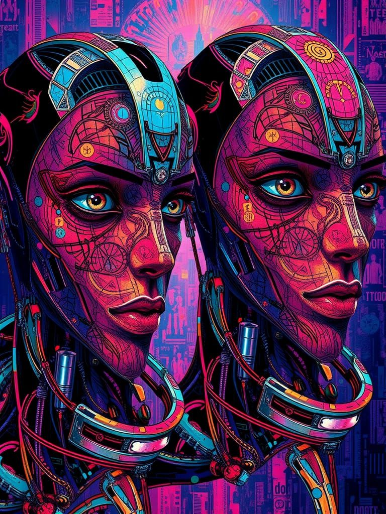 Iridescent Cybernetic Entities Plead for Compassion