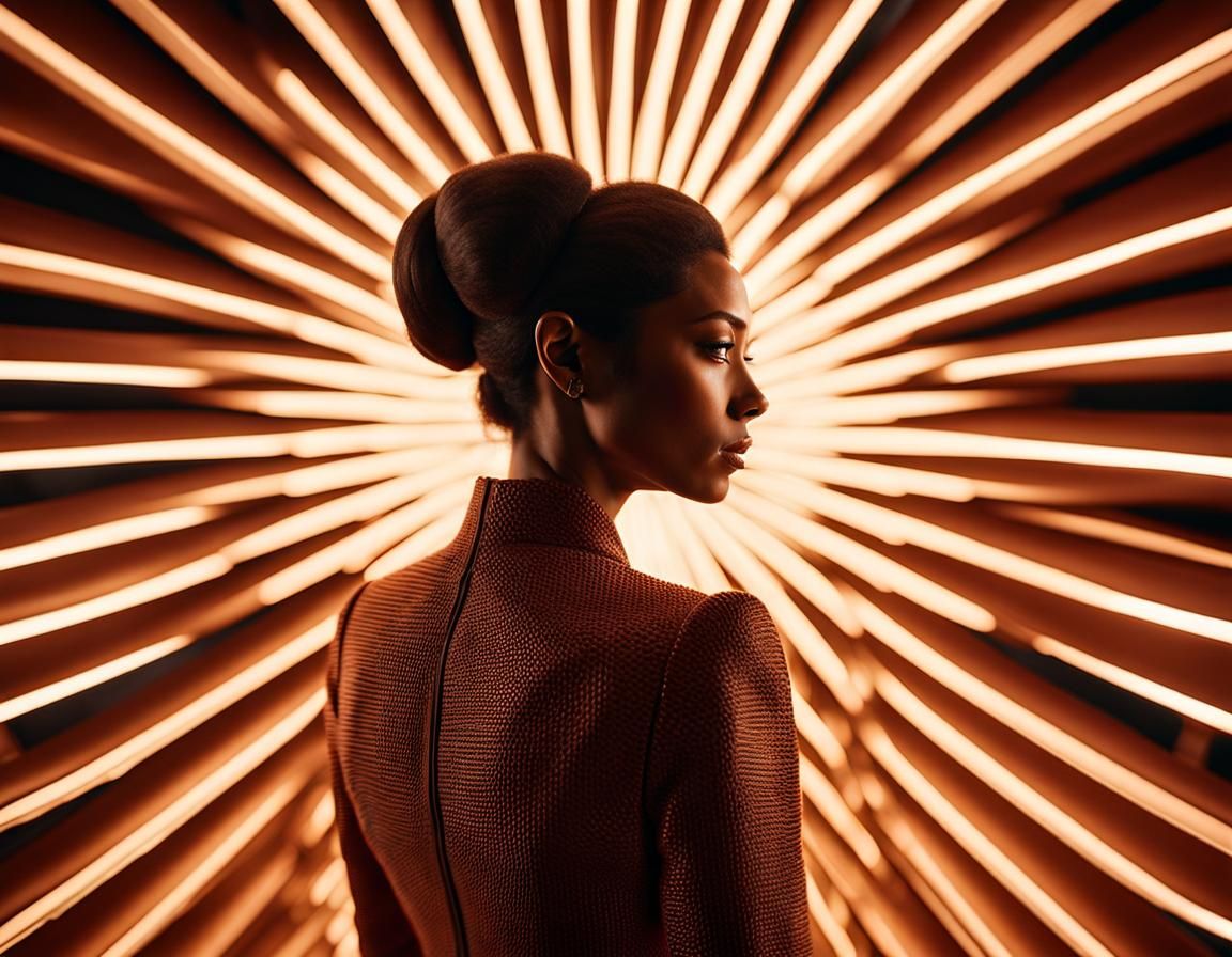 Woman in Light: Abstract Cinema Photography