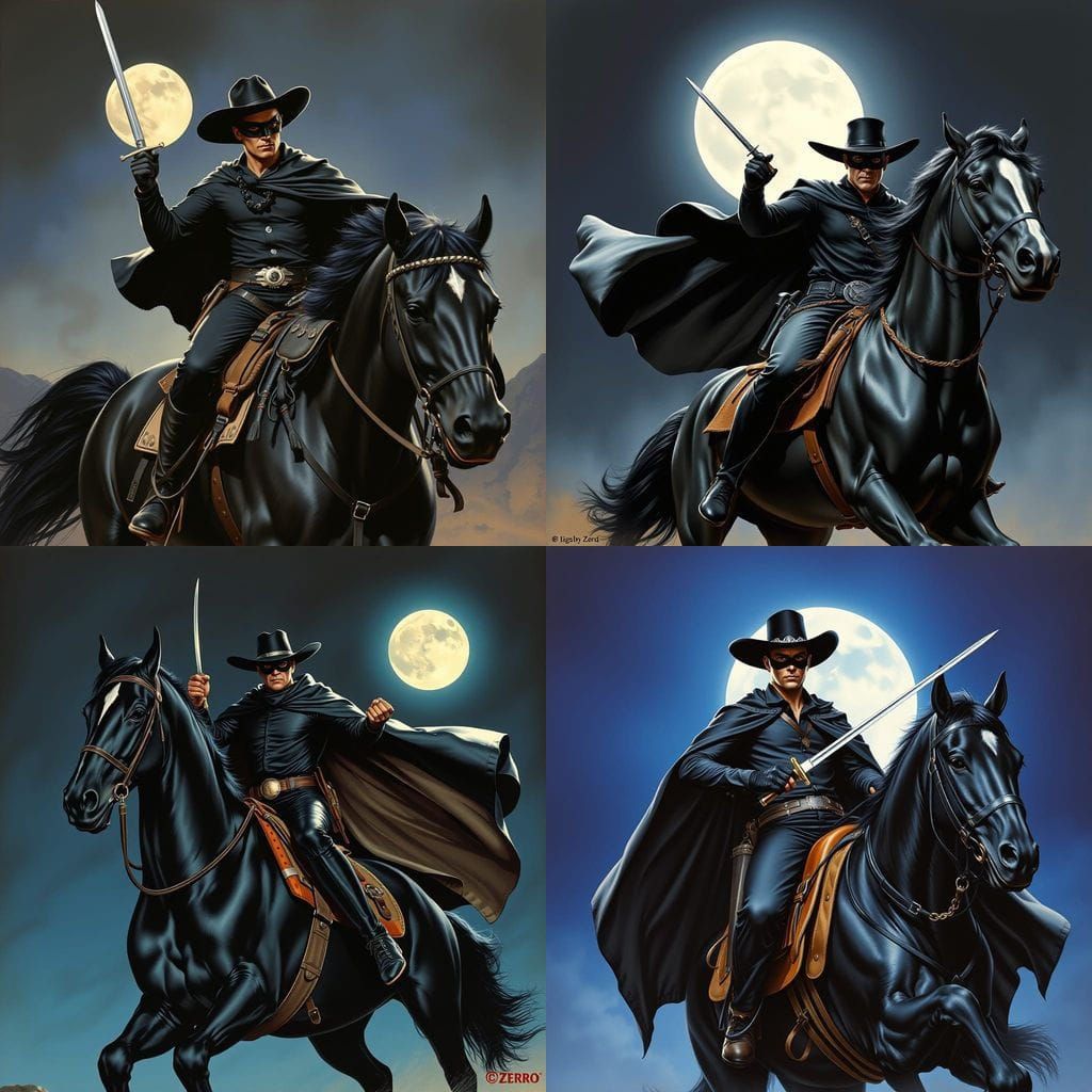 Swashbuckling Hero Rides into the Night