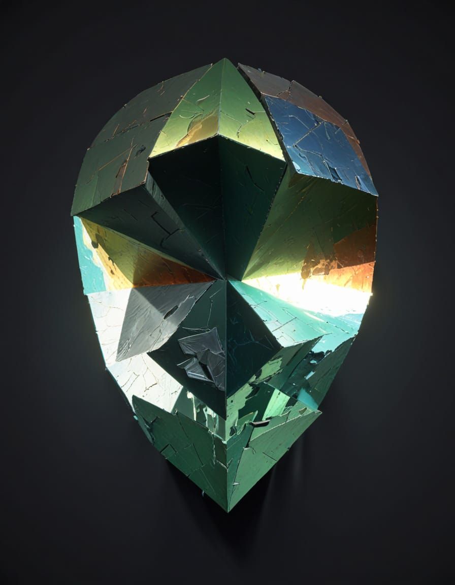 Guernica as Metal Sculptures in Brutalist Style