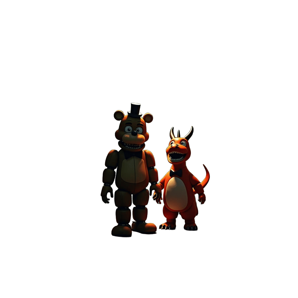 Five Nights at Freddy's Pokemon: Detailed Matte Painting