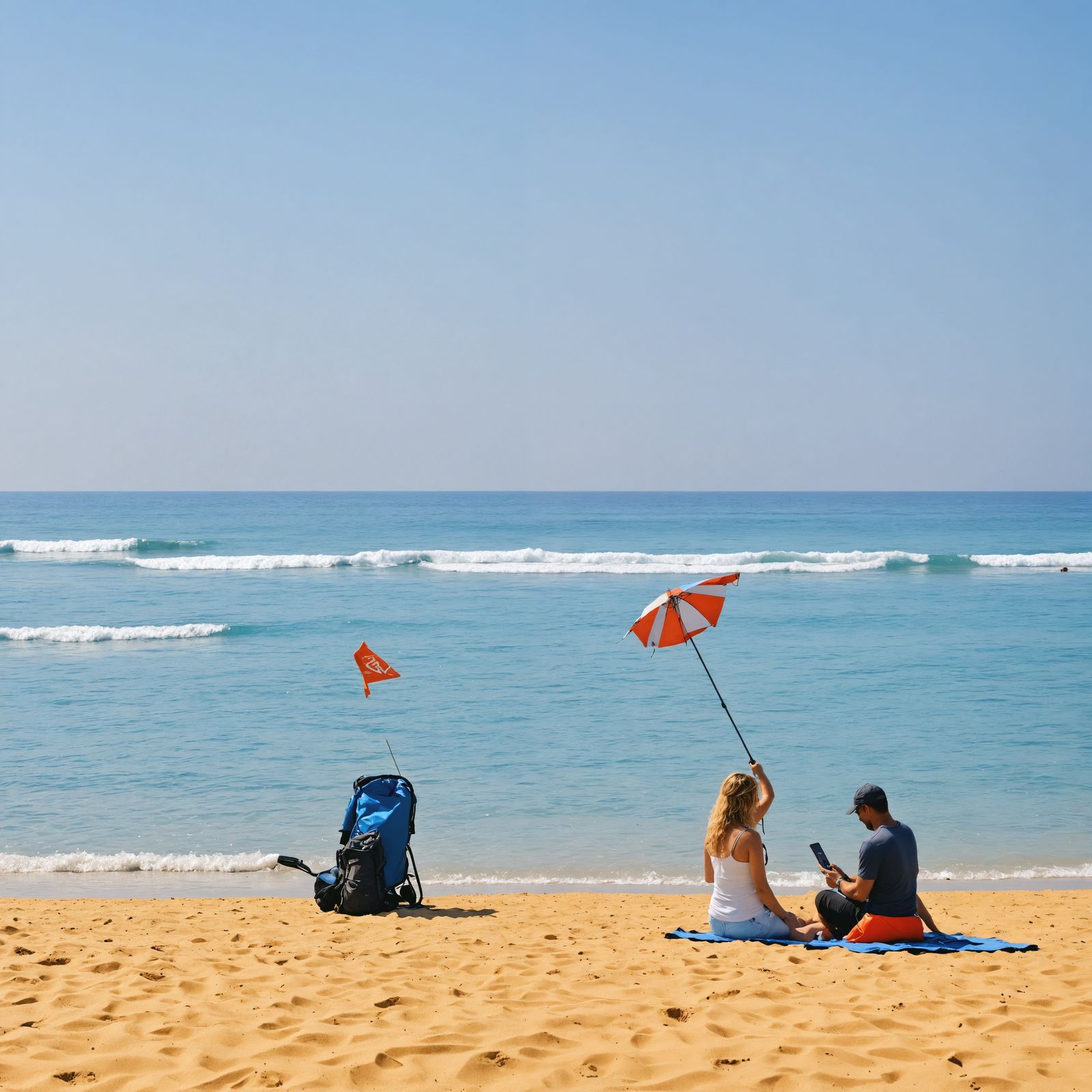 Beach Playa Near the Ocean