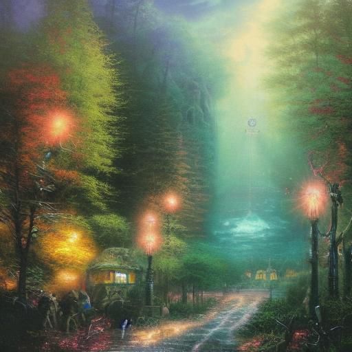 Radioactive Wasteland: Ethereal Fantasy Landscape