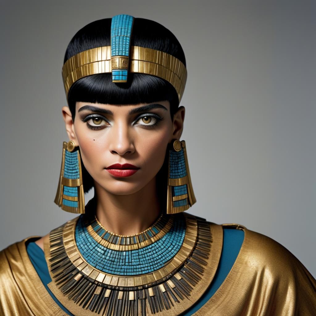 Cleopatra in Modern Dress: Professional Portrait