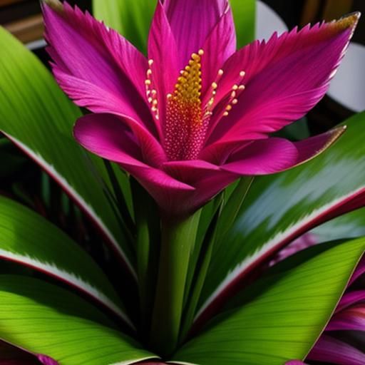 Hyperdetailed Bromeliads: A Botanical Masterpiece