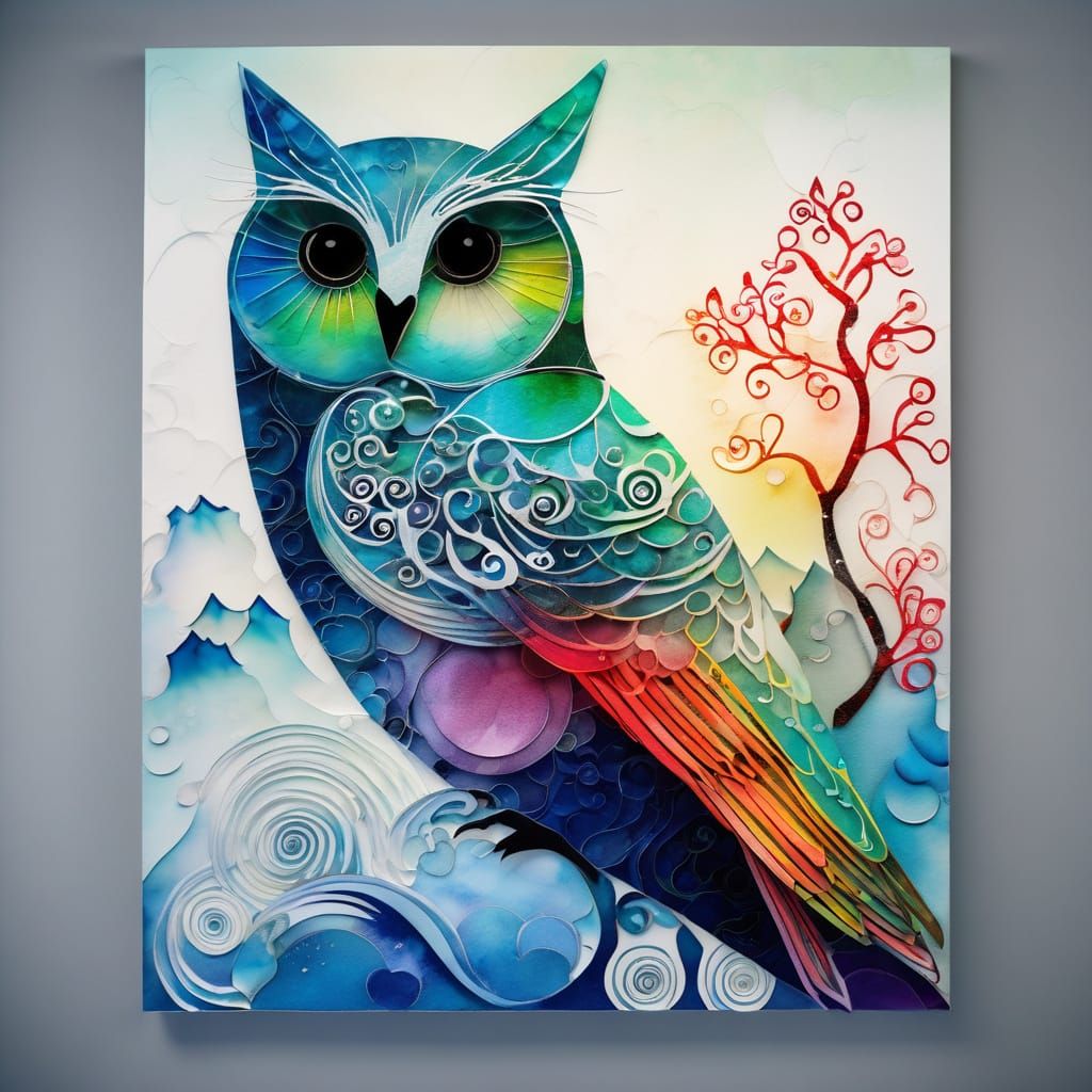 Owl, Catrin Welz-Stein and Marc Chagall