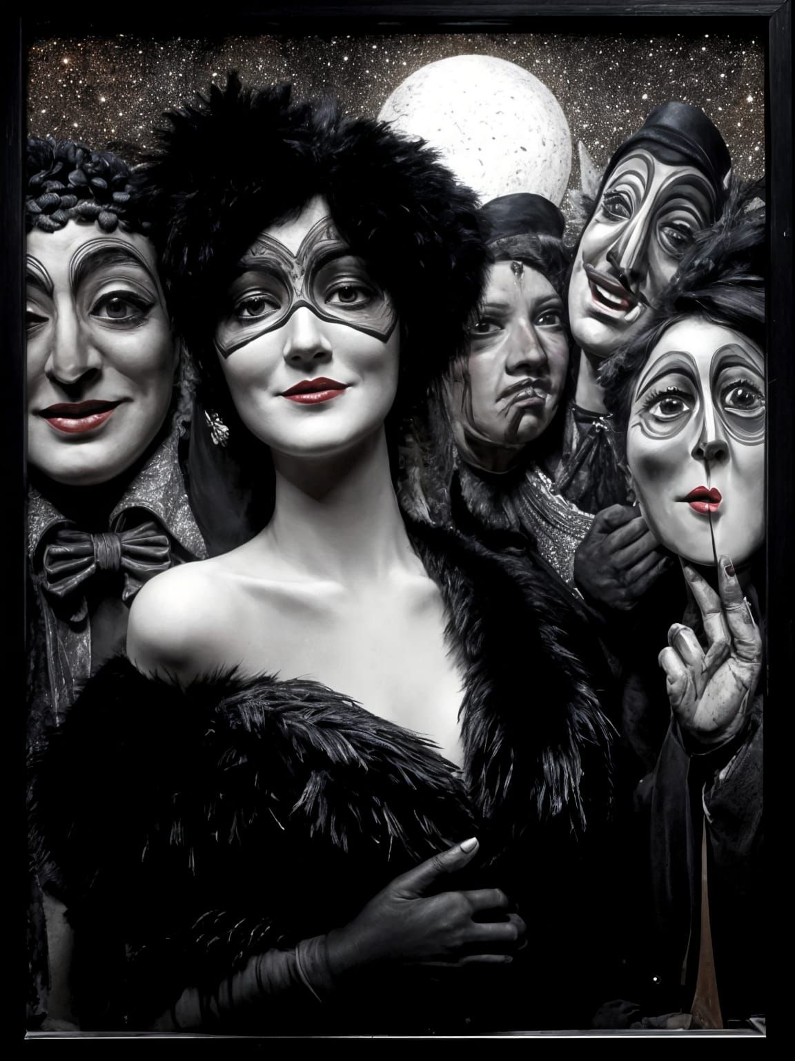 Berlin Cabaret Poster: Weimar Expressionism Nightlife