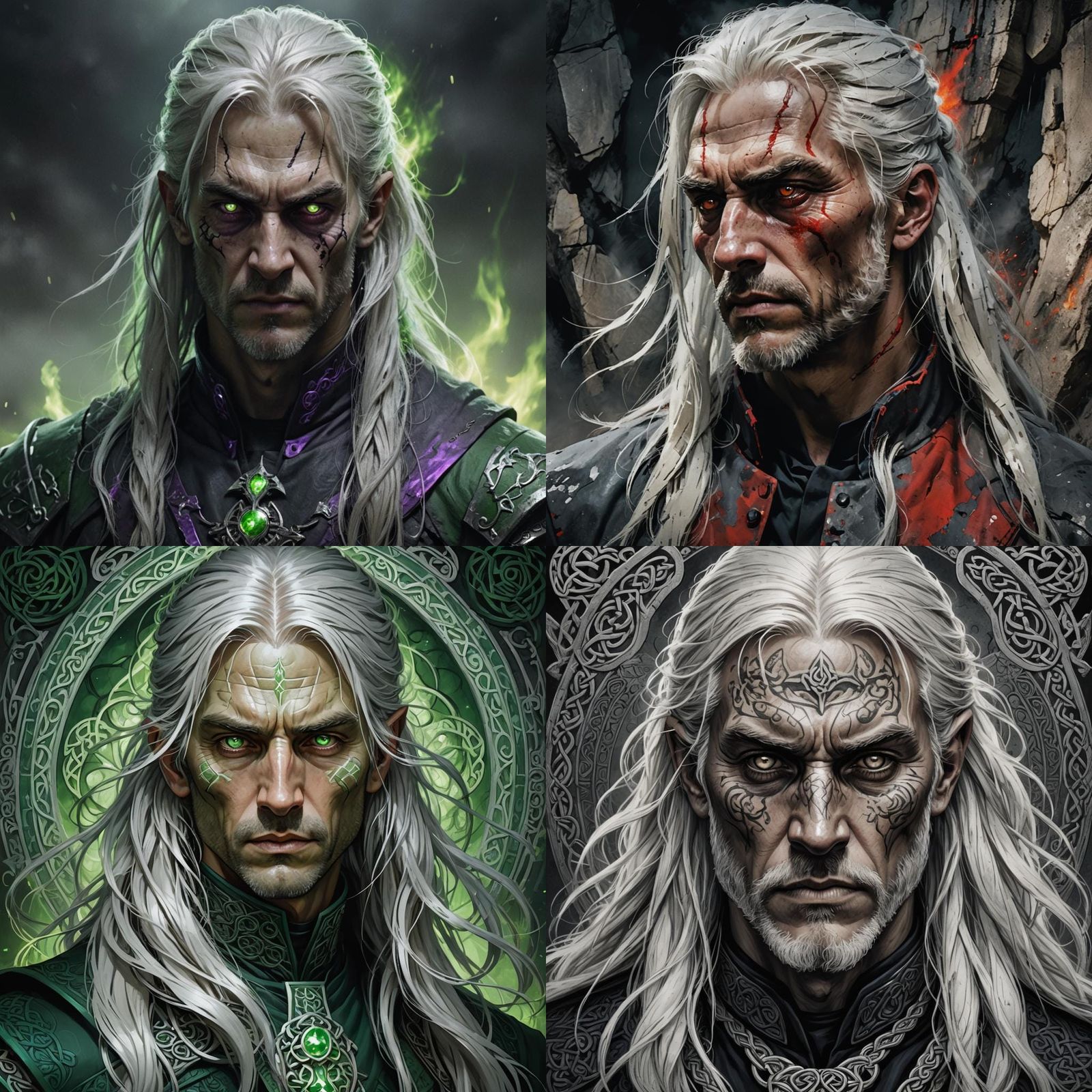 Felix Fischer Portrait in Hyperdetailed Digital Art