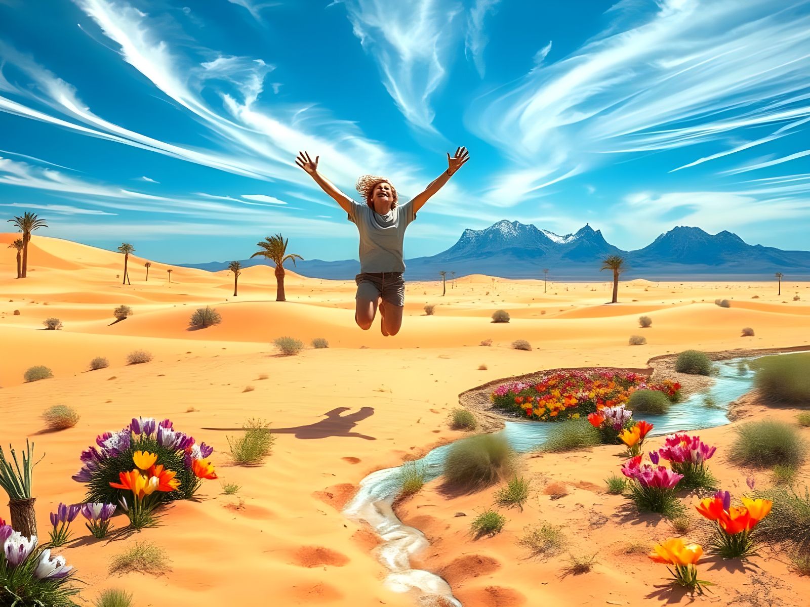 Desert Blooms with Joy and Splendor in a Heavenly Vision