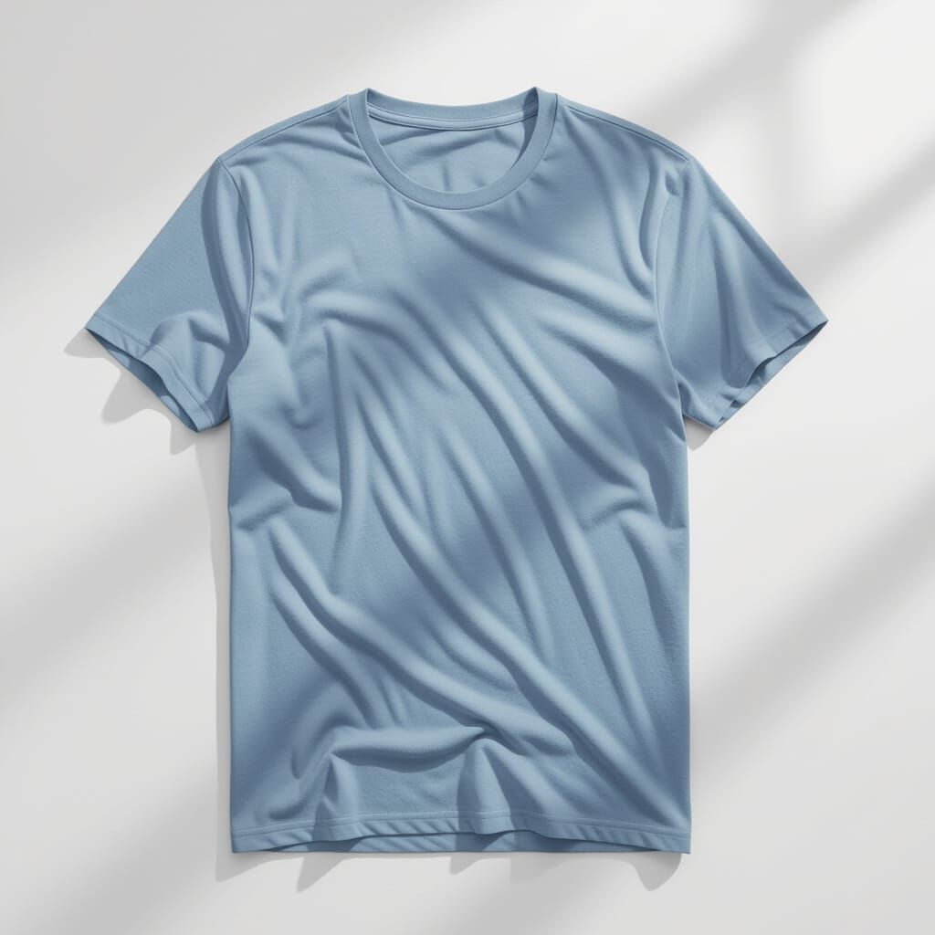 Photorealistic Minimalist T-Shirt With Studio Lighting