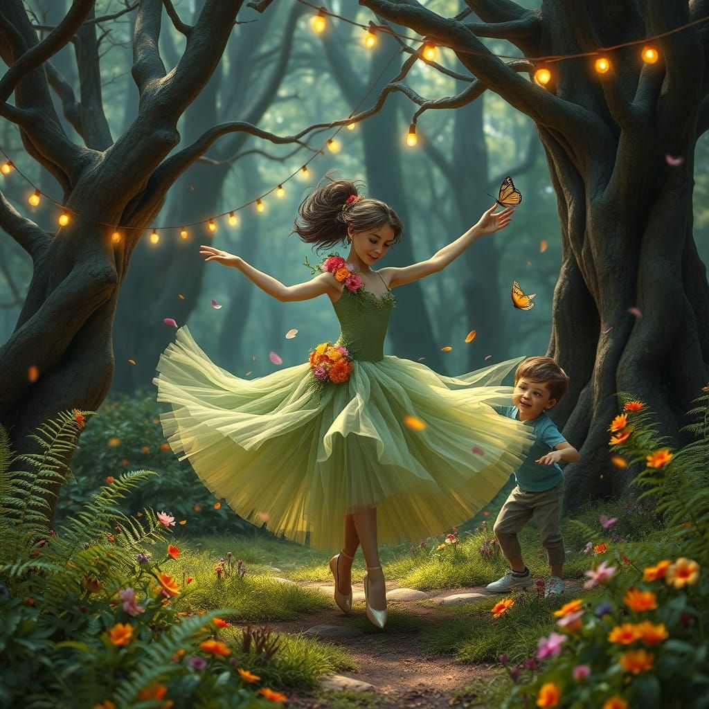 Whimsical Danseur Invites Wonder in Fantastical Forest Dance