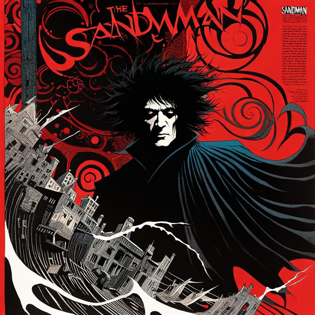 Sandman Nightmare Frequencies Visualization in Comic Book St...